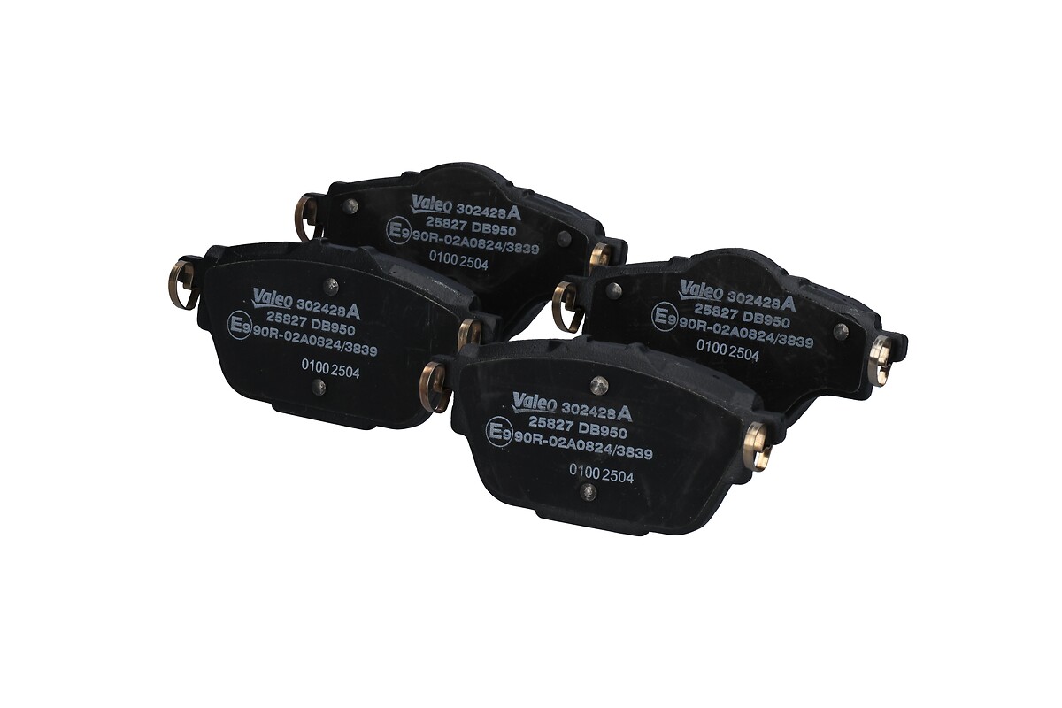 Jeu de 4 plaquettes de frein VALEO ref. 302428A